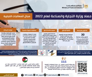 وزير التجارة والصناعة يستعرض حصاد تجارة مصر الخارجية خلال عام 2022