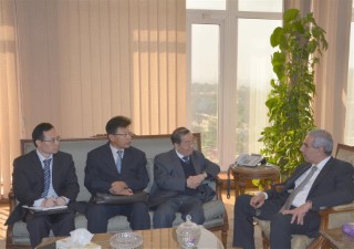 The Minister Holding a Session of Talks with the Chinese Ambassador (11-6-2016)