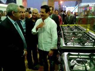 During the Minister’s Inspection Tour at Cairo International Fair (27-3-2016)